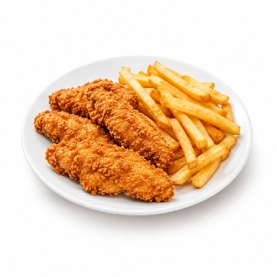 Johnny Carino's Kids Specialties Chicken Strips with Fries