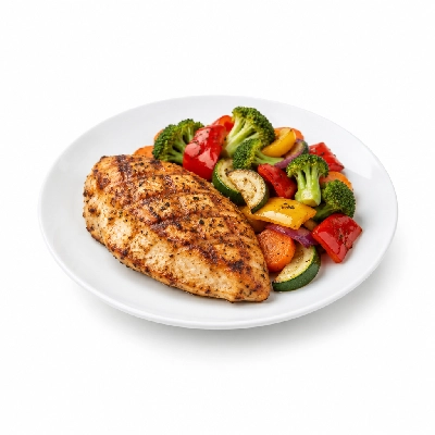 Johnny Carino's Kids Specialties Grilled Chicken with Vegetable Medley