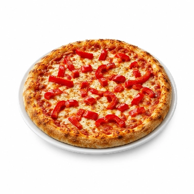 Johnny Carino's Pizzas Create Your Own with Red Bell Peppers