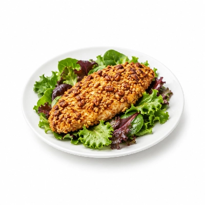 Johnny Carino's Salads Pecan Breaded Chicken Combo with Chianti Dressing