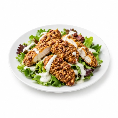 Johnny Carino's Salads Pecan Breaded Chicken Combo with Ranch Dressing