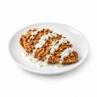 Johnny Carino's Salads Pecan Breaded Chicken Solo with Creamy Gorgonzola Dressing