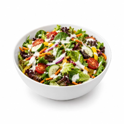 Johnny Carino's Salads Soups House Grandioso with Roasted Garlic Ranch Dressing