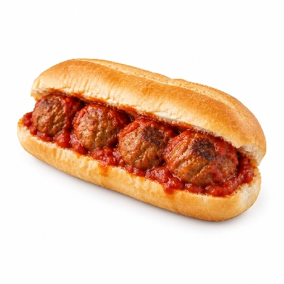 Johnny Carino's Sandwiches Italian Meatball Hoagie with Tomato Sauce