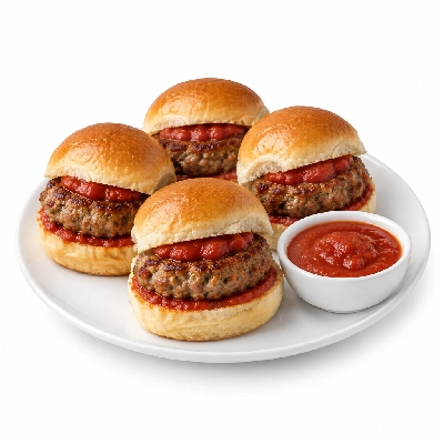 Johnny Carino's Sandwiches Italian Sausage Sliders with Marinara Sauce