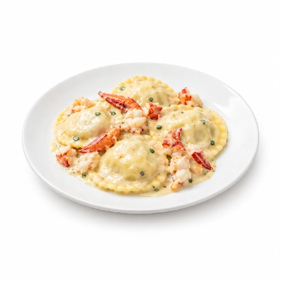 Johnny Carino's Seafood Items Lobster Ravioli Lunch