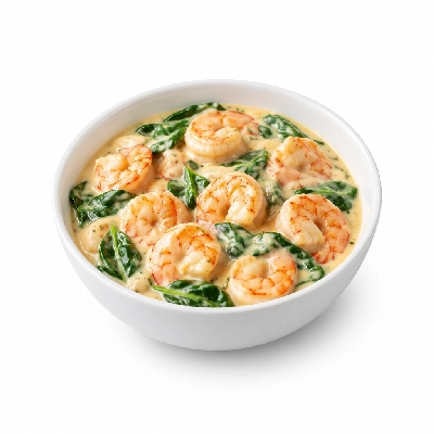 Johnny Carino's Seafood Items Shrimp Florentine