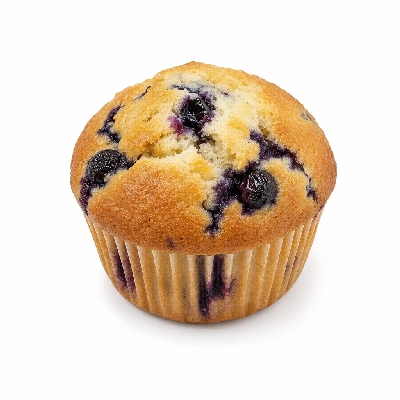 K&W Cafeterias Breads Blueberry Muffin