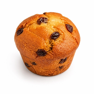 K&W Cafeterias Breads Orange Raisin Muffin