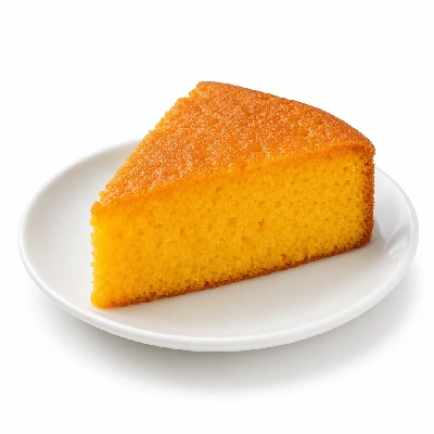 K&W Cafeterias Desserts Cake Orange