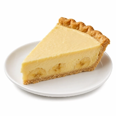 K&W Cafeterias Desserts Pie Banana Cream
