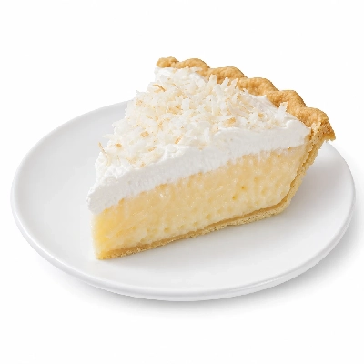 K&W Cafeterias Desserts Pie Coconut Cream