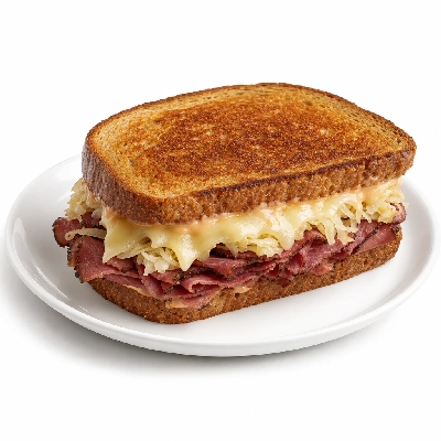 K&W Cafeterias Entrees Beef Grilled Reuben Sandwich