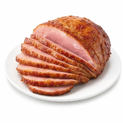 K&W Cafeterias Entrees Pork Baked Ham with Mustard Glaze