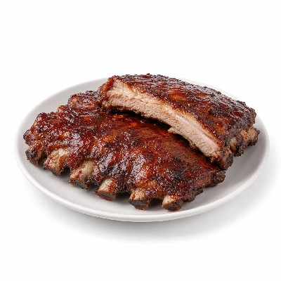 K&W Cafeterias Entrees Pork BBQ Spareribs
