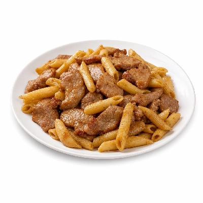 K&W Cafeterias Entrees Pork Stir Fry and Pasta