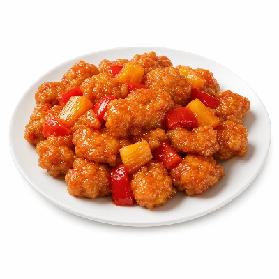 K&W Cafeterias Entrees Poultry Sweet & Sour Chicken (Fried)