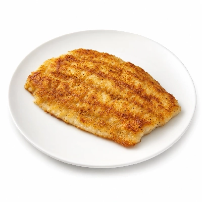K&W Cafeterias Entrees Seafood Flounder Fillet Breaded & Grilled