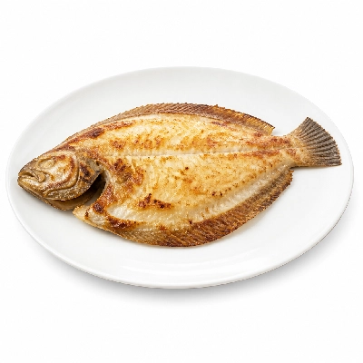 K&W Cafeterias Entrees Seafood Flounder Whole Broiled