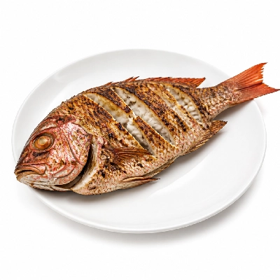 K&W Cafeterias Entrees Seafood Red Snapper Grilled