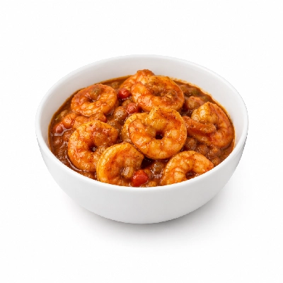 K&W Cafeterias Entrees Seafood Shrimp in Creole Sauce
