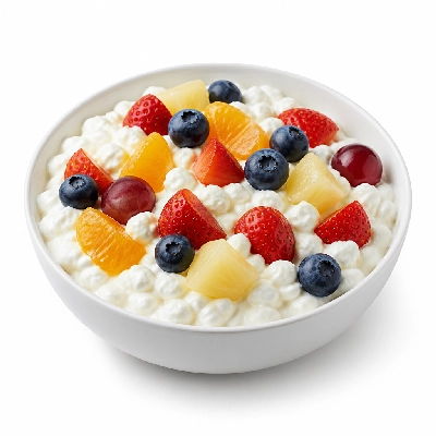 K&W Cafeterias Fruit Salads Cottage Cheese & Fruit