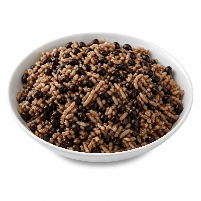 K&W Cafeterias Vegetables Black Beans & Rice Sauteed
