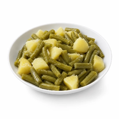 K&W Cafeterias Vegetables Green Beans & Potatoes