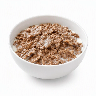 Kellogg's All-Bran Flakes Cereal with 125ml of Semi Skimmed Milk