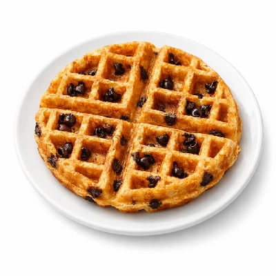 Kellogg's eggo fiberplus waffles chocolate chip