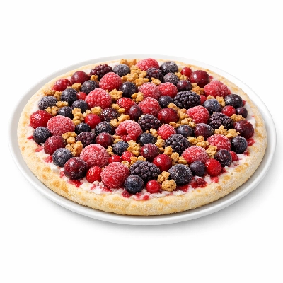 Kellogg's eggo nutri-grain frozen fruit pizza mixed berry granola