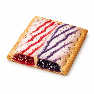 Kellogg's Pop-Tarts Toaster Pastries Splitz Strawberry Blueberry