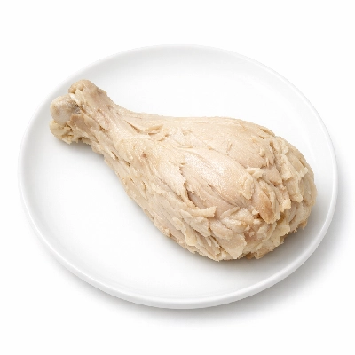 Kentucky fried chicken extra crispy drumstick meat only skin and breading removed