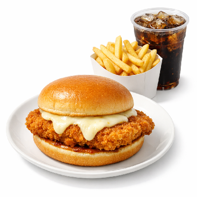 KFC Burgers Zinger Mozzarella Combo