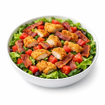 KFC Crispy Chicken BLT Salad without Dressing