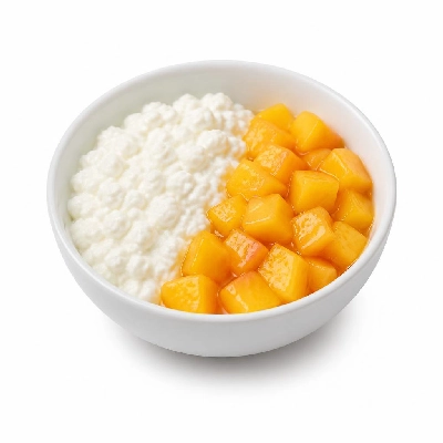 Kraft Breakstone's Cottage Cheese & Topping Doubles Peach Lowfat