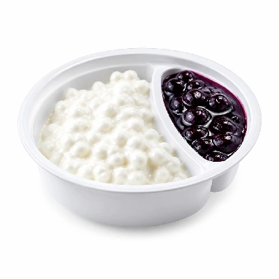 Kraft Knudsen Cottage Cheese & Topping Doubles Blueberry Lowfat