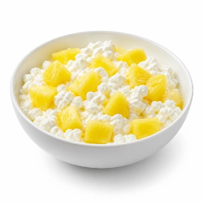 Kraft Knudsen Cottage Cheese & Topping Doubles Pineapple Lowfat