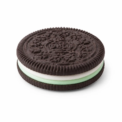 Kraft Oreo Sandwich Cookies Double Delight Chocolate Mint'n Creme