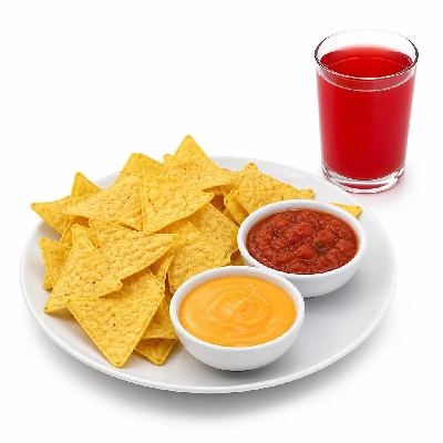 Kraft Oscar Mayer Lunchables Nachos Cheese Dip Salsa & 6 Fl Oz Fruit Punch