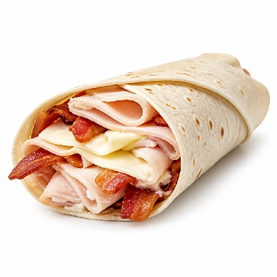 Kraft South Beach Living Refrigerated Wrap Kits Turkey & Bacon Club