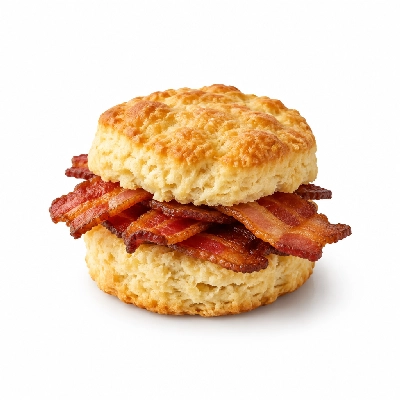 Krystal Breakfast Bacon Biscuit
