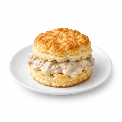 Krystal Breakfast Gravy Biscuit