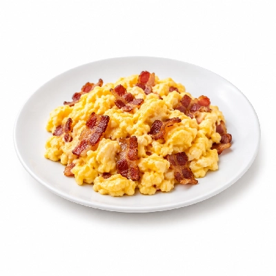 Krystal Breakfast Low Carb Scrambler with Bacon