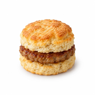 Krystal Breakfast Sausage Biscuit