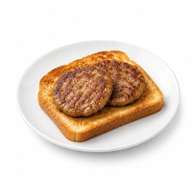 Krystal Breakfast Sausage on Toast