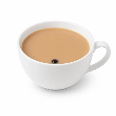 Kung Fu Tea Milk Tea One Topping Hot 120%