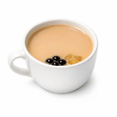 Kung Fu Tea Milk Tea Two Topping Hot 50%