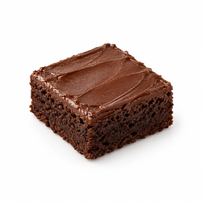 Kwik Trip Brownie Plain with Chocolate Icing