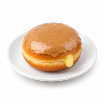 Kwik Trip Donut Bismark Custard Filled Maple Icing